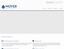 Tablet Screenshot of moyerfinancialservices.com